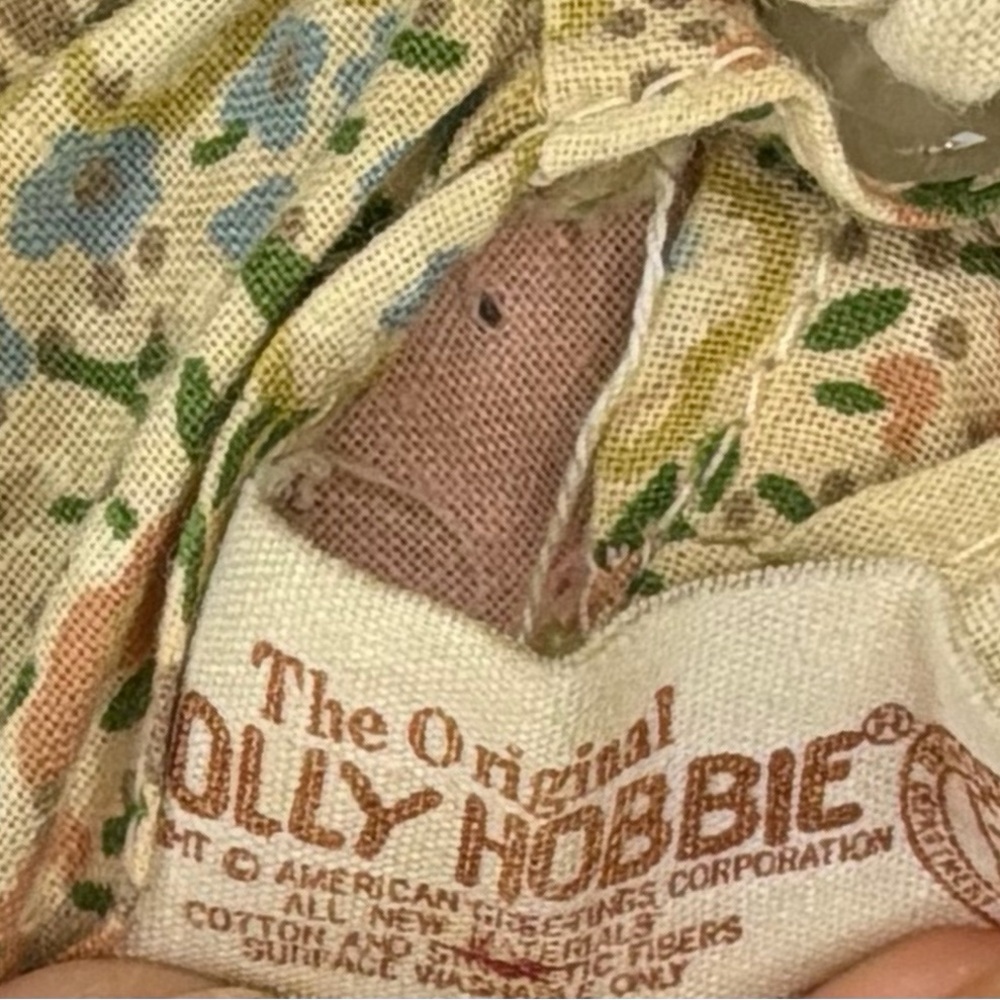 Vintage Knickerbocker Holly Hobbie cloth rag doll from the 1970s - Picture 4 of 6